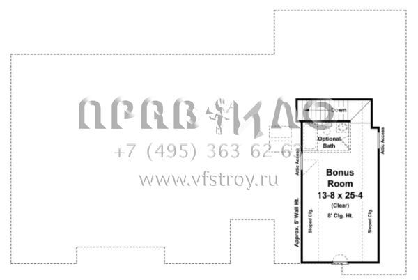 Проект двухэтажного дома с гаражом на две машины в английском стиле S5-185 (348-00094)