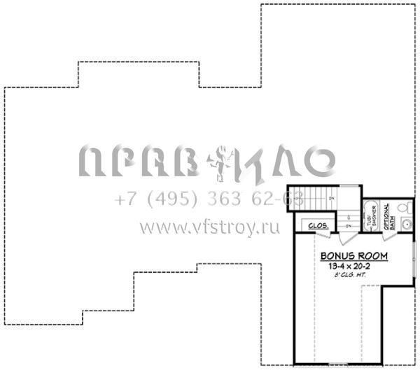 Проект одноэтажного дома с гаражом на две машины в стиле Ранчо S5-175 (041-00115)