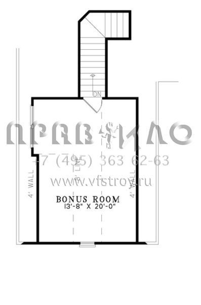 Проект одноэтажного дома с гаражом на две машины в стиле Ранчо S5-195 (110-00866)