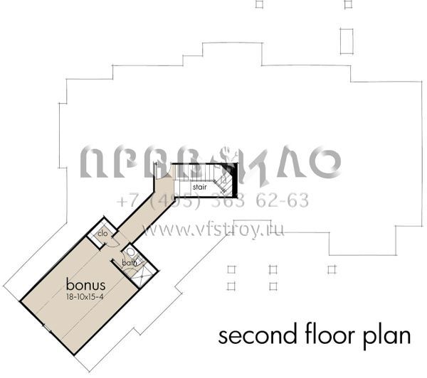 Проект двухэтажного дома с гаражом на две машины в американском стиле S5-233 (9401-00096)