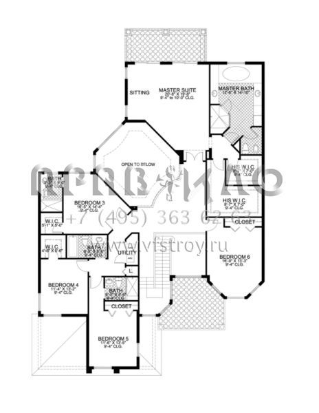 Проект двухэтажного дома с гаражом на три и более машин в прибрежном стиле S5-438 (168-00056)