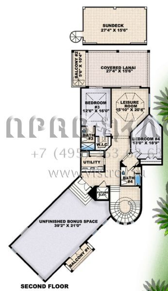 Проект двухэтажного дома с гаражом на три и более машин в прибрежном стиле S5-645 (575-00024)