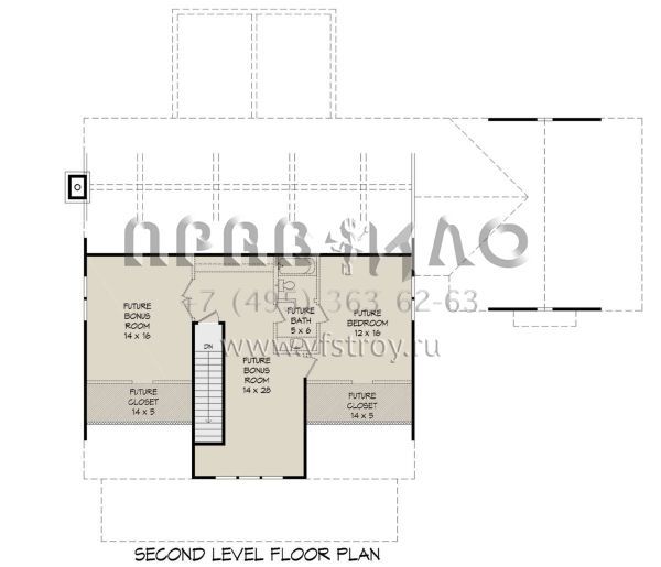 Проект двухэтажного дома с гаражом на две машины в современном стиле S5-204 (940-00657)