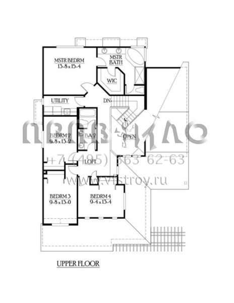 Проект двухэтажного дома с гаражом на три и более машин в скандинавском стиле S5-233 (341-00060)