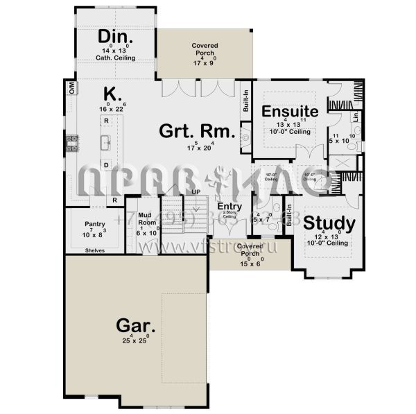 Проект двухэтажного дома с гаражом на две машины в современном стиле S5-385 (963-00831)