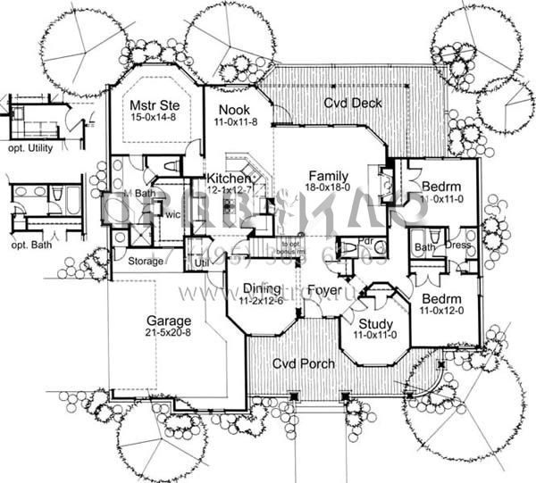 Проект двухэтажного дома с гаражом на две машины в стиле Ранчо S5-185 (9401-00027)