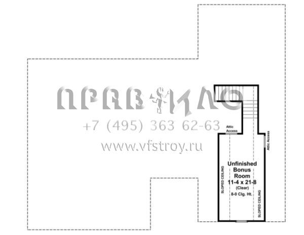 Проект одноэтажного дома с гаражом на две машины в стиле Ранчо S5-173 (348-00075)