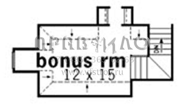 Проект одноэтажного дома с гаражом на две машины в стиле Ранчо S5-174 (9035-00194)