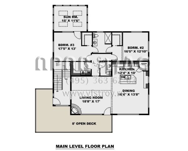 Проект трехэтажного дома с гаражом на две машины в современном стиле S5-332 (039-00715)