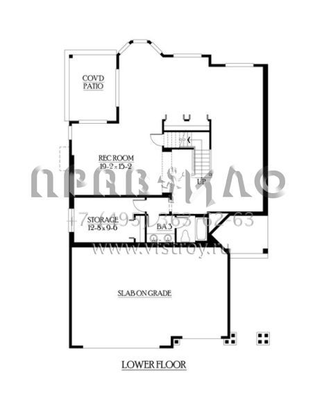 Проект двухэтажного дома с гаражом на три и более машин в скандинавском стиле S5-426 (341-00211)