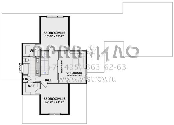 Проект двухэтажного дома с гаражом на две машины в современном стиле S5-226 (6849-00073)