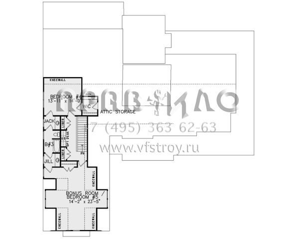 Проект двухэтажного дома с гаражом на две машины в современном стиле S5-349 (699-00301)