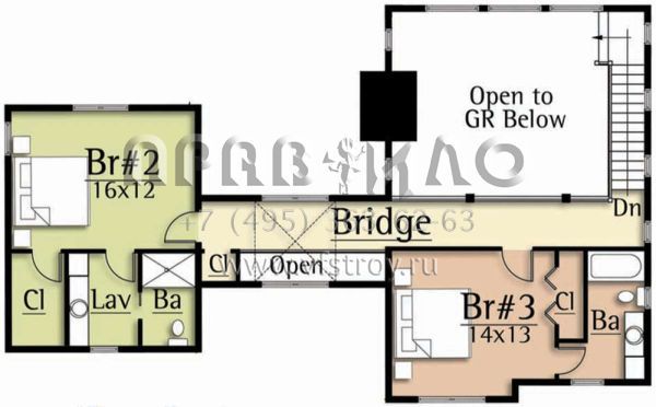 Проект двухэтажного дома с гаражом на две машины в современном стиле S5-217 (8504-00132)