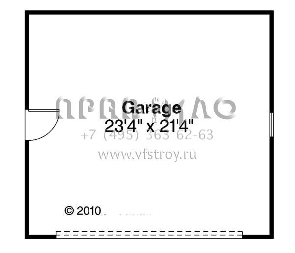 Проект двухэтажного дома с гаражом на две машины в классическом стиле S5-188 (035-00476)