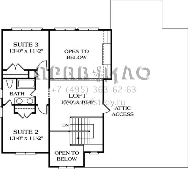 Проект двухэтажного дома с гаражом на две машины в современном стиле S5-226 (3323-00114)