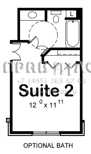 Проект одноэтажного дома с гаражом на две машины в стиле Ранчо S5-252 (402-01718)