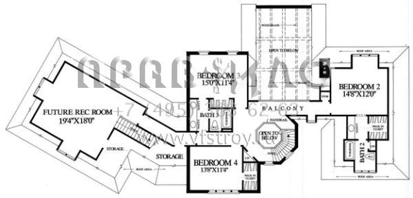 Проект двухэтажного дома с гаражом на две машины в английском стиле S5-318 (7922-00056)