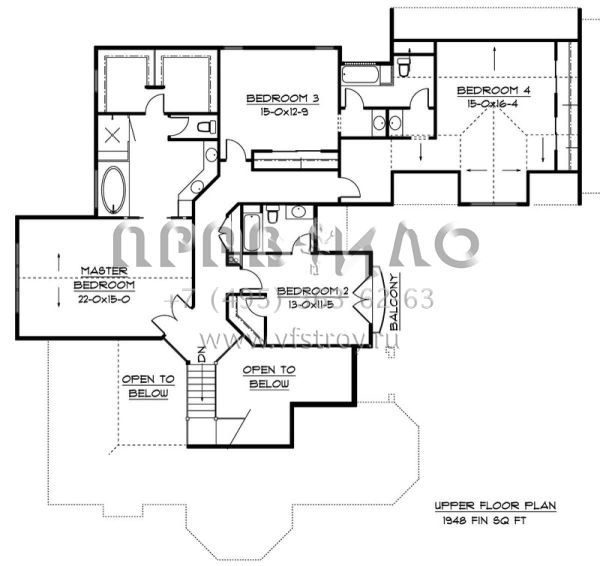 Проект двухэтажного дома с гаражом на три и более машин в современном стиле S5-531 (5631-00015)