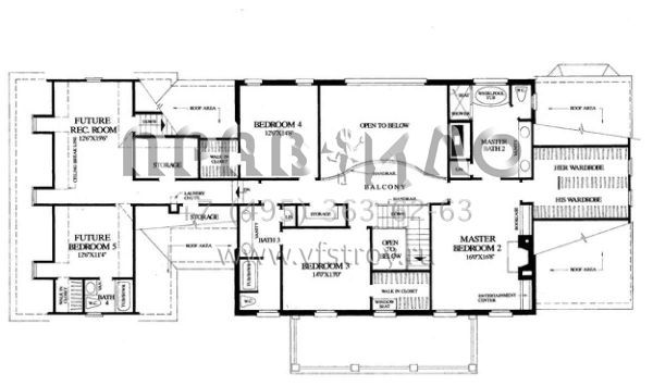 Проект двухэтажного дома с гаражом на три и более машин в стиле Особняк S5-396 (7922-00088)
