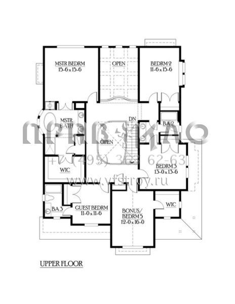 Проект двухэтажного дома с гаражом на три и более машин в скандинавском стиле S5-323 (341-00145)