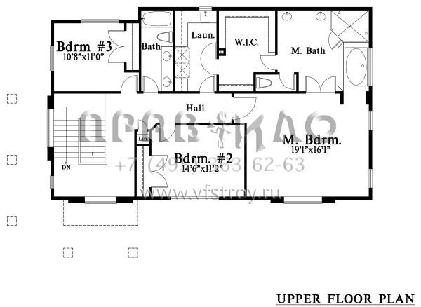 Проект двухэтажного дома с гаражом на две машины в скандинавском стиле S5-324 (4771-00005)