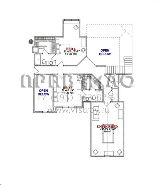 Проект двухэтажного дома с гаражом на две машины в английском стиле S5-311 (1070-00138)