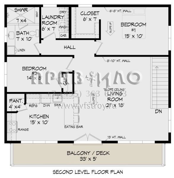 Проект одноэтажного дома с гаражом на три и более машин в современном стиле S5-123 (940-00383)