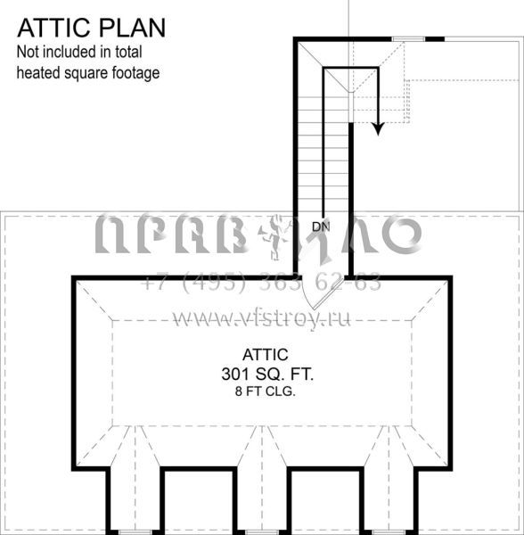 Проект двухэтажного дома с гаражом на три и более машин в современном стиле S5-283 (4195-00028)