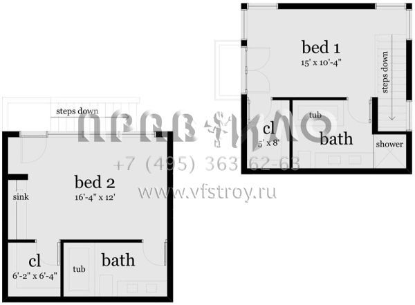 Проект дома Два кубика S5-111 (028-00141)