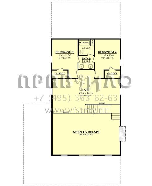 Проект двухэтажного дома с гаражом на одну машину в стиле БарнХаус S5-225 (041-00338)