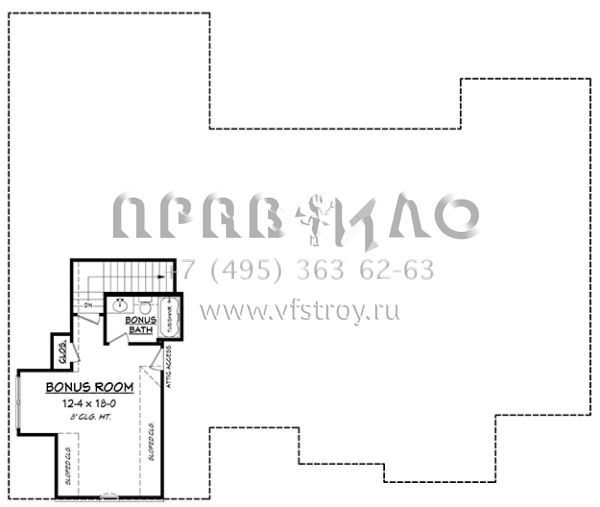 Проект одноэтажного дома с гаражом на две машины в английском стиле S5-223 (041-00146)