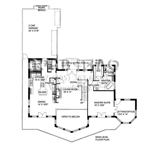 Проект двухэтажного дома с гаражом на три и более машин в стиле Шале S5-385 (039-00561)