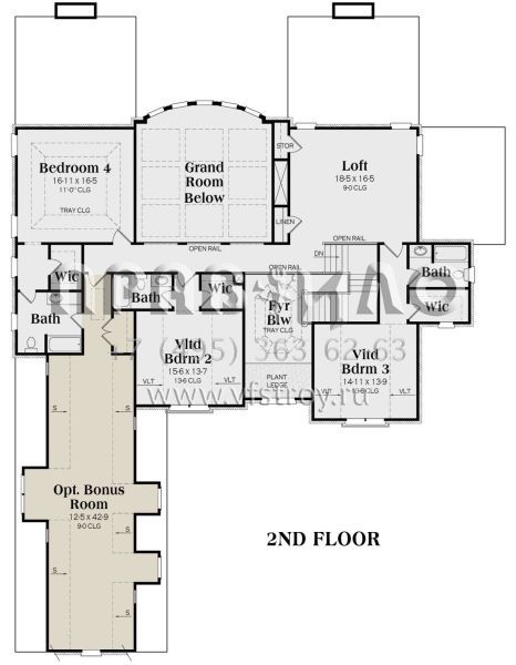 Проект двухэтажного дома с гаражом на три и более машин в английском стиле S5-461 (009-00120)