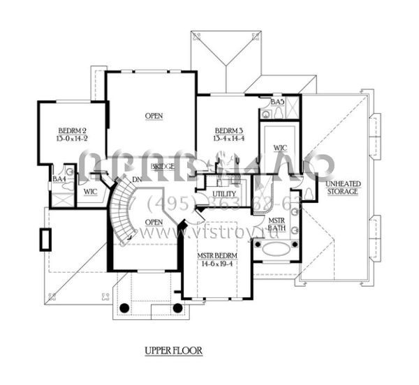 Проект двухэтажного дома с гаражом на три и более машин в американском стиле S5-445 (341-00278)