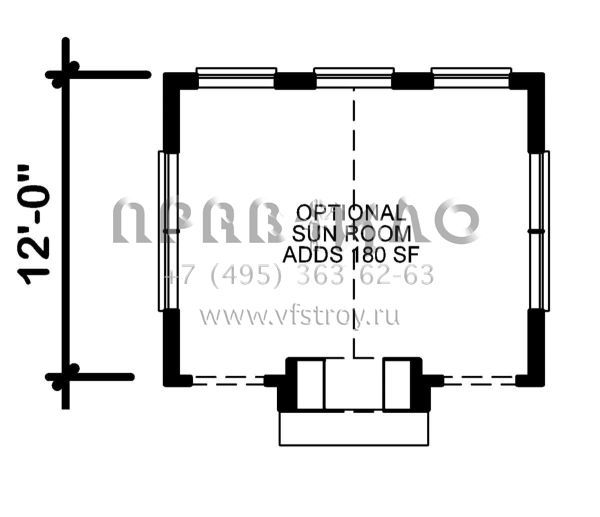 Проект одноэтажного дома с гаражом на две машины в американском стиле S5-147 (402-01604)
