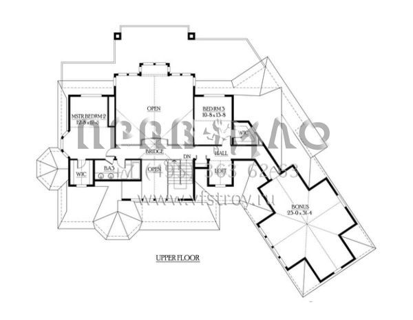 Проект двухэтажного дома с гаражом на три и более машин в стиле Шале S5-361 (341-00285)