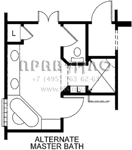 Проект одноэтажного дома с гаражом на три и более машин в английском стиле S5-213 (402-01551)