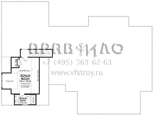 Проект одноэтажного дома с гаражом на две машины в стиле Ранчо S5-226 (041-00219)