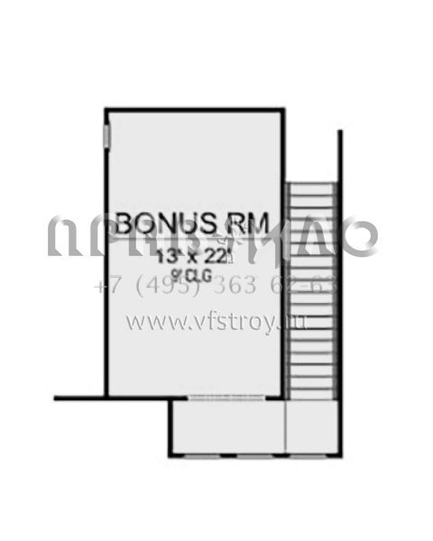 Проект одноэтажного дома с гаражом на три и более машин в современном стиле S5-479 (5445-00481)