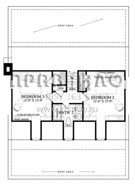 Проект двухэтажного дома без гаража в современном стиле S5-162 (7922-00014)
