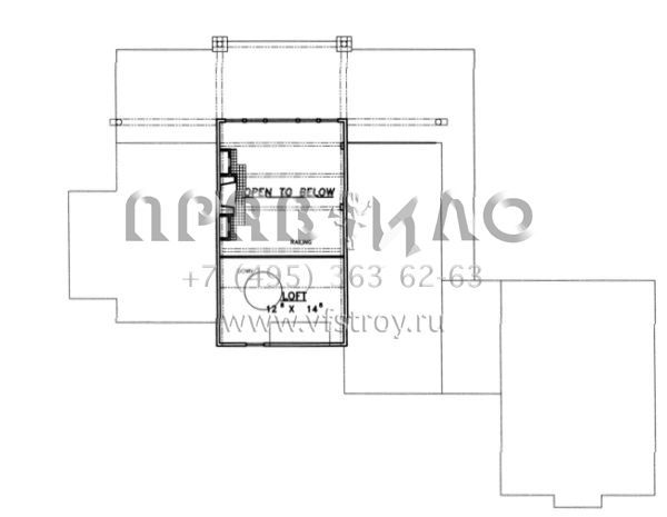 Проект двухэтажного дома с гаражом на три и более машин в скандинавском стиле S5-385 (039-00316)
