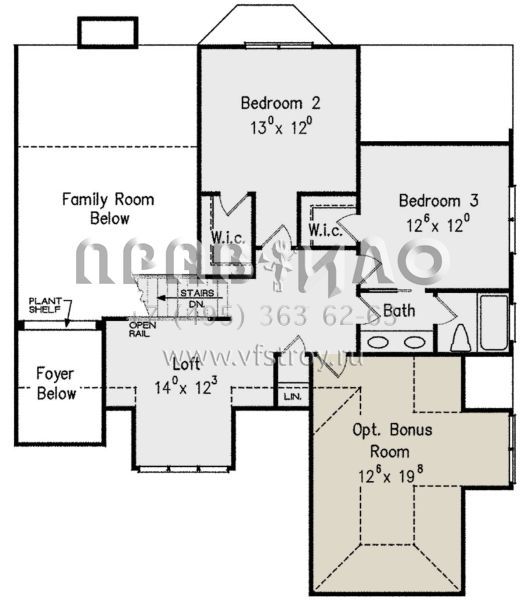 Проект двухэтажного дома с гаражом на две машины в английском стиле S5-235 (8594-00255)