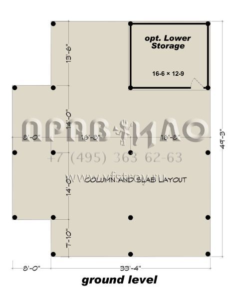 Проект двухэтажного дома с гаражом на две машины в прибрежном стиле S5-197 (940-00163)
