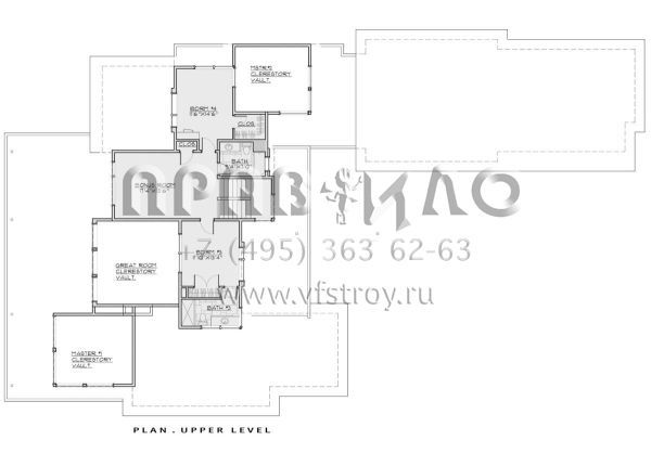 Проект двухэтажного дома с гаражом на три и более машин в современном стиле S5-374 (5829-00032)