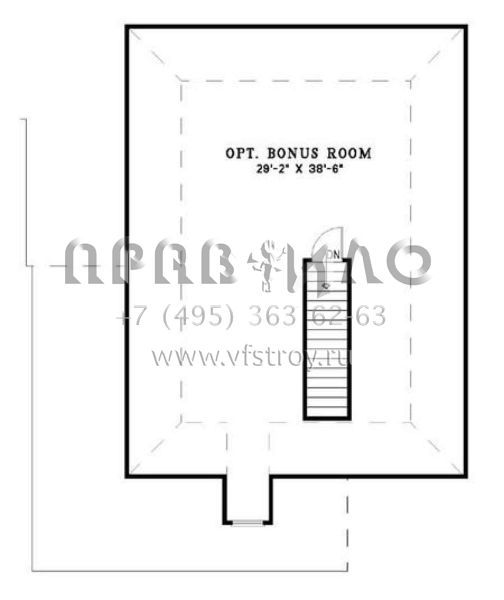 Проект одноэтажного дома с гаражом на две машины в американском стиле S5-171 (110-00448)