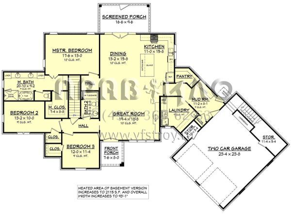 Проект одноэтажного дома с гаражом на две машины в английском стиле S5-188 (041-00172)