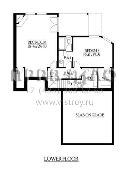 Проект двухэтажного дома с гаражом на две машины в американском стиле S5-329 (341-00234)