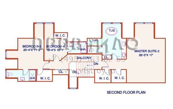 Проект двухэтажного дома с гаражом на две машины в английском стиле S5-433 (033-00134)