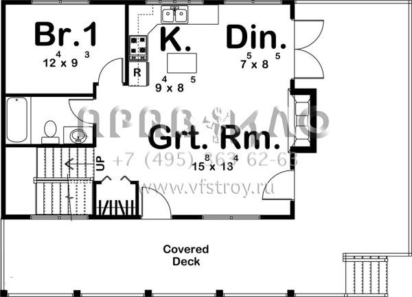 Проект двухэтажного дома без гаража в современном стиле S5-90 (963-00179)