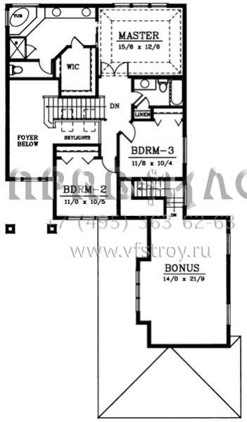 Проект двухэтажного дома с гаражом на три и более машин в современном стиле S5-273 (692-00080)